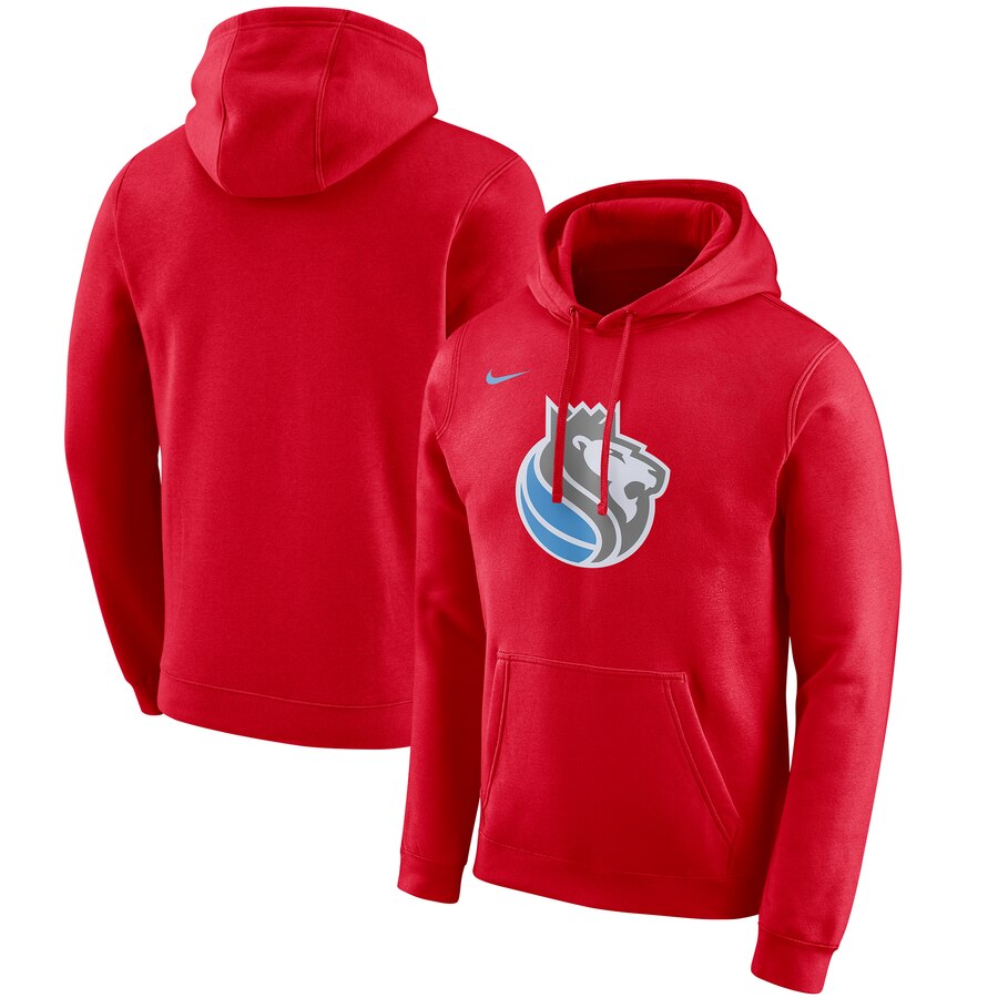 Men's Sacramento Kings Red City Edition Club Pullover Hoodie